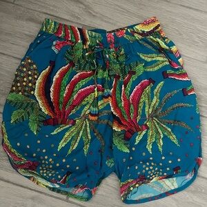 FARM Rio Blue Banana Shorts